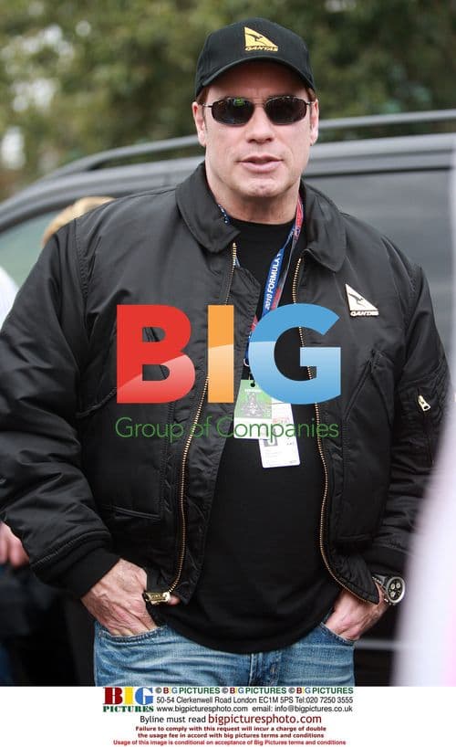 Travolta Meets Webber at Australian GP