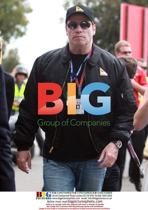 John Travolta at Australian Grand Prix