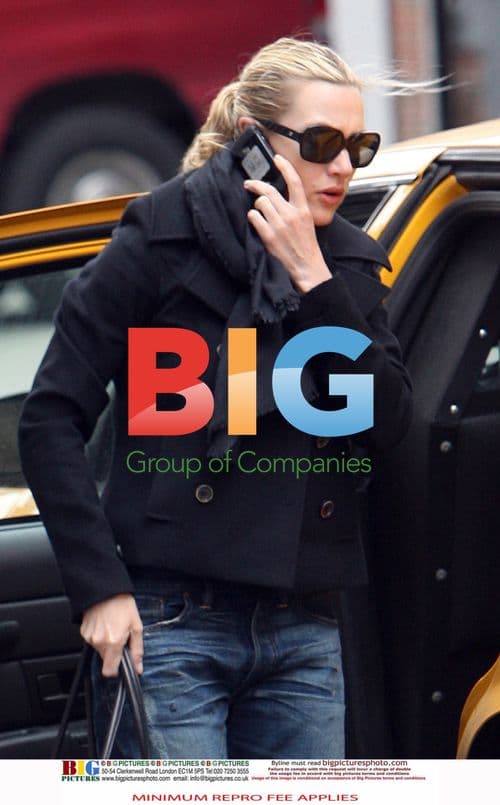 Kate Winslet Seen Getting Into Taxi in NYC