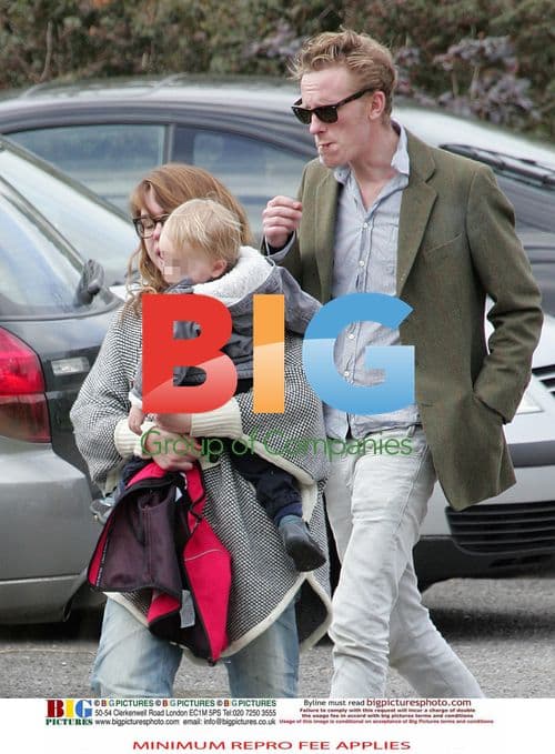 Billie Piper and Laurence Fox with Dog