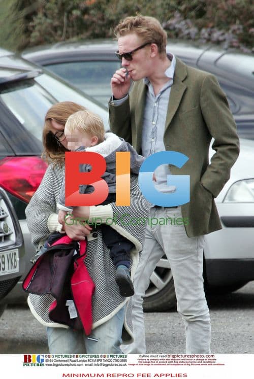 Billie Piper and Laurence Fox with dog