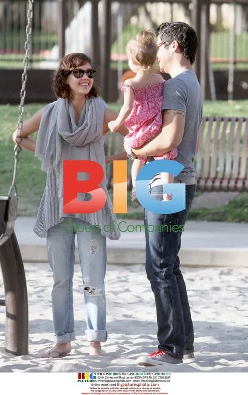Jessica Alba with family in LA