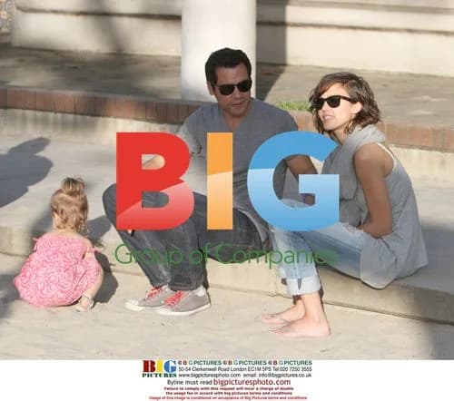 Jessica Alba with family in LA