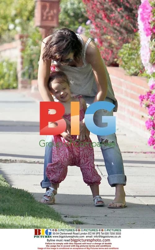 Jessica Alba with family in LA
