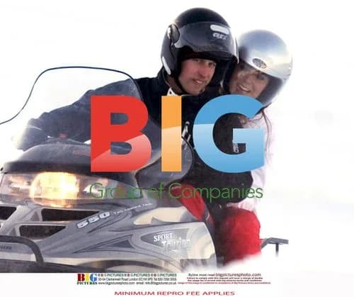 Prince William and Kate Middleton Snowmobile Ride