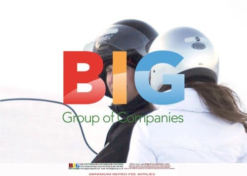 Prince William and Kate Middleton on Snowmobile