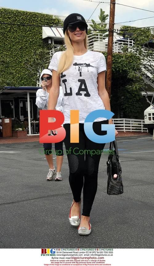 Paris Hilton Shopping in Hollywood