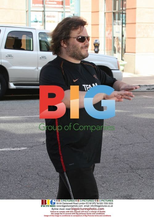 Jack Black Seen Leaving Medical Building