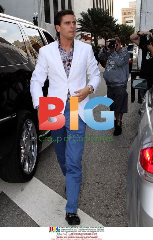 Scott Disick Scouting Miami Locations