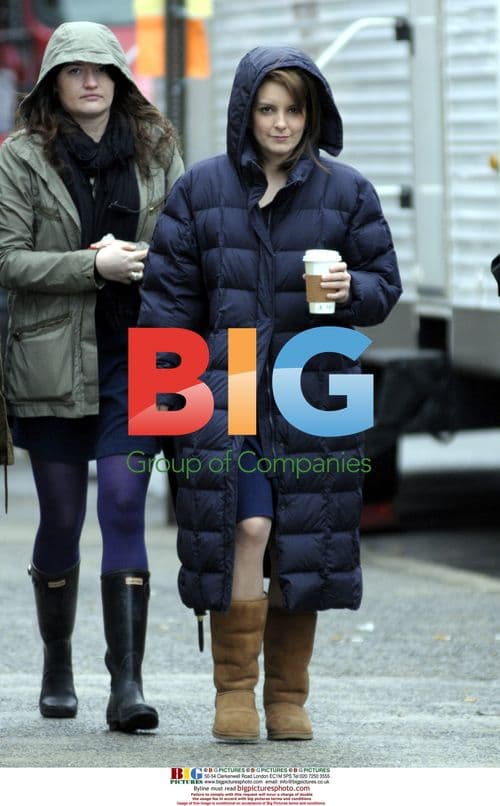 Tina Fey on Set of '30 Rock'