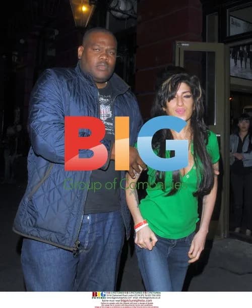 Singer Amy Winehouse in London