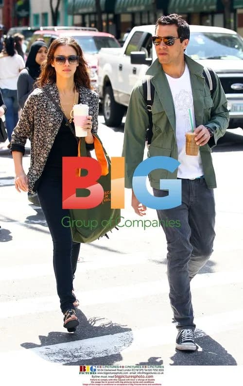 Jessica Alba and Cash Warren in NYC