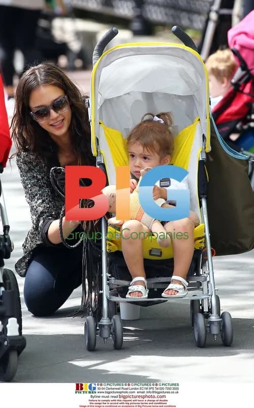 Jessica Alba and Cash Warren in New York City