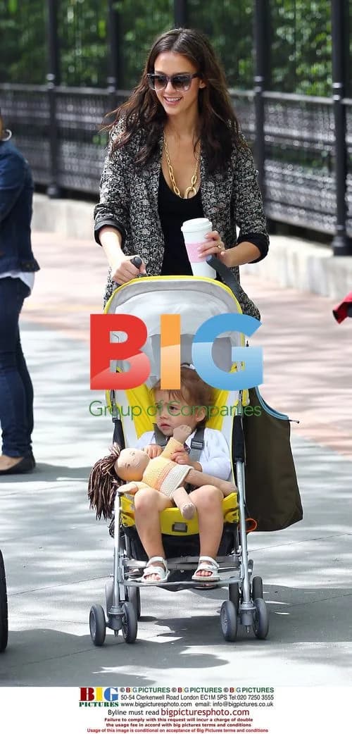 Jessica Alba and Cash Warren in NYC