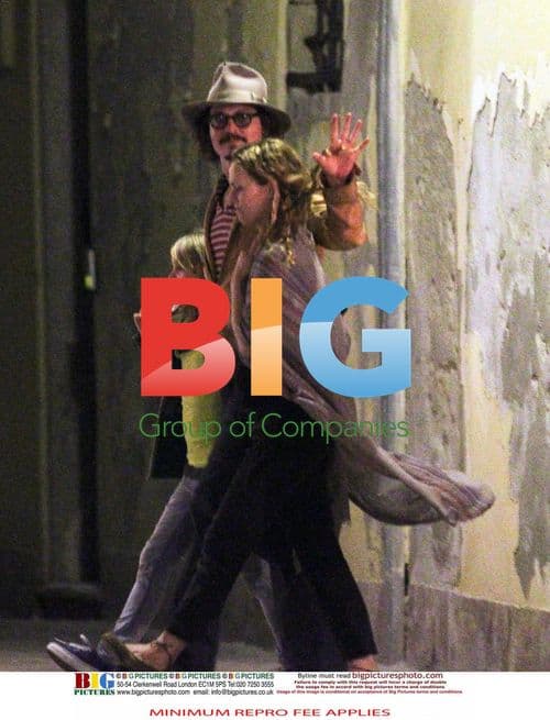 Johnny Depp and family in Venice