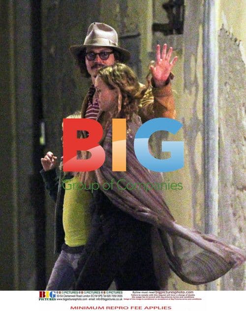 Johnny Depp, Vanessa Paradis and Lily-Rose in Venice