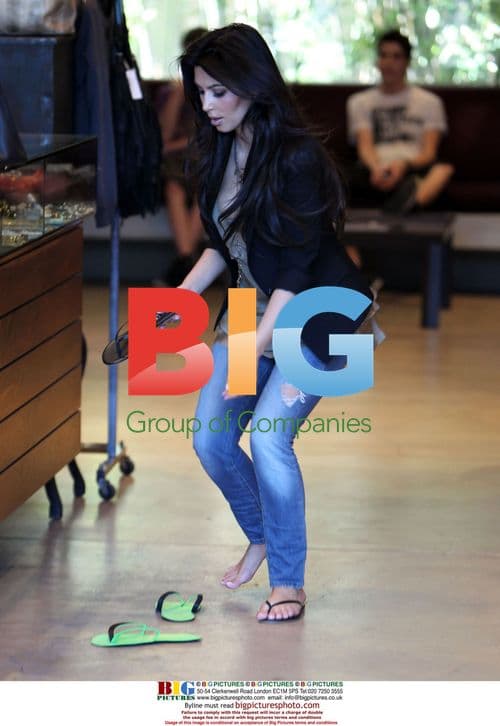 Kim Kardashian Shopping in Beverly Hills