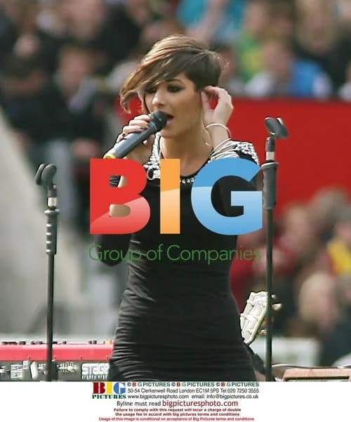The Saturdays perform at Old Trafford charity event