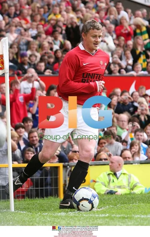 Ole Gunnar Solskjaer at United Relief Live Match