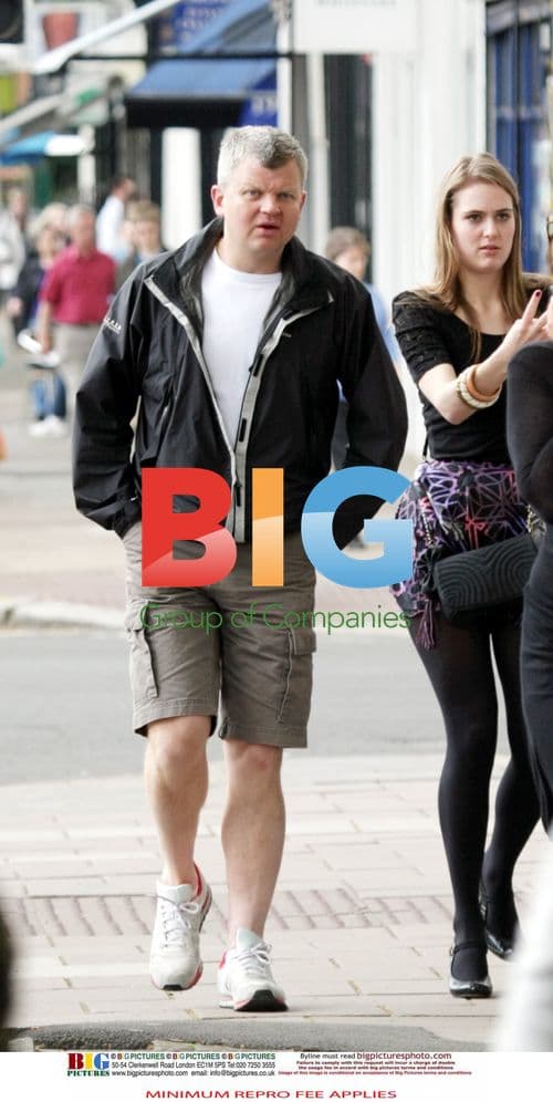 Adrian Chiles out for a stroll in London