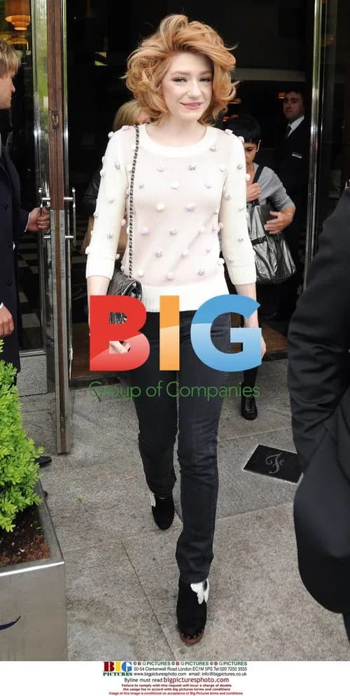 Nicola Roberts Seen Leaving Dublin Hotel
