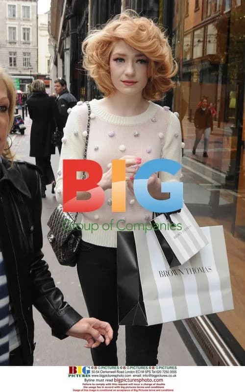 Nicola Roberts Leaving Dublin Hotel