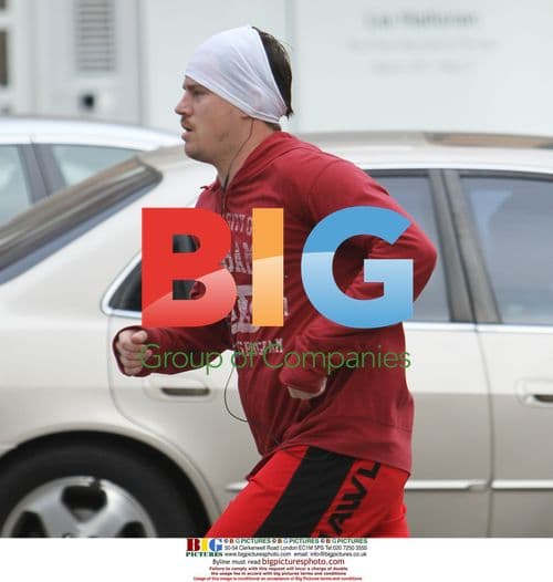 Channing Tatum jogging in NYC