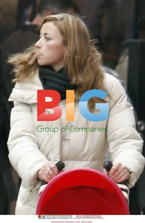 Charlotte Church with new red pram in London