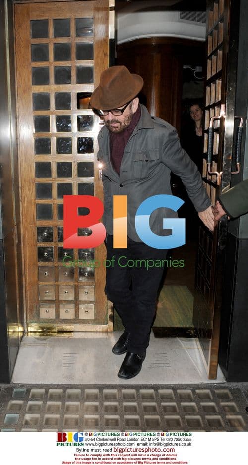 Eurythmics Members Leave London's Ivy