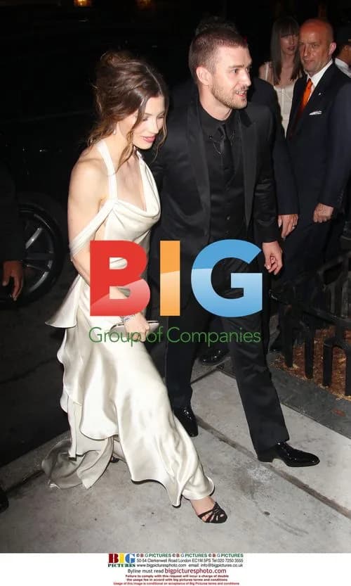 Justin Timberlake and Jessica Biel at Costume Institute Gala After Party