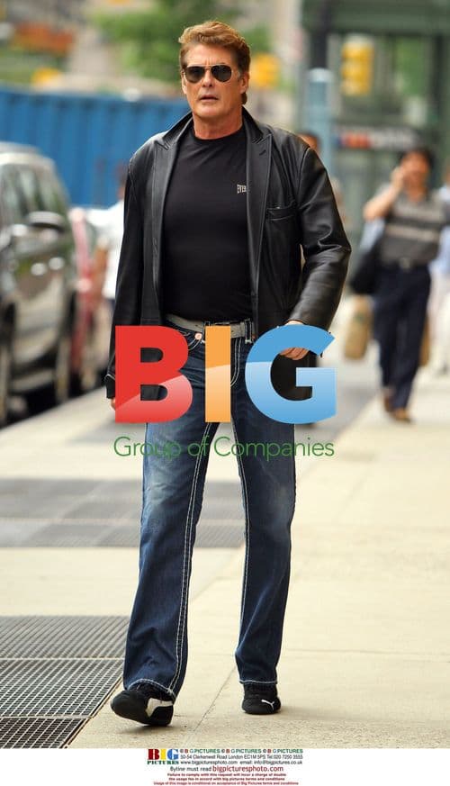 David Hasselhoff and daughter Hayley in NYC