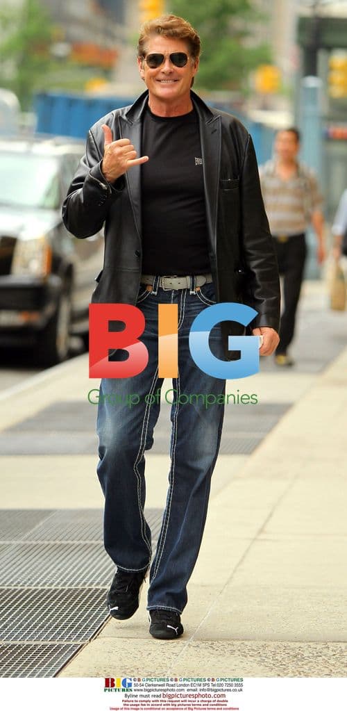 David Hasselhoff with Daughter Hayley in NYC