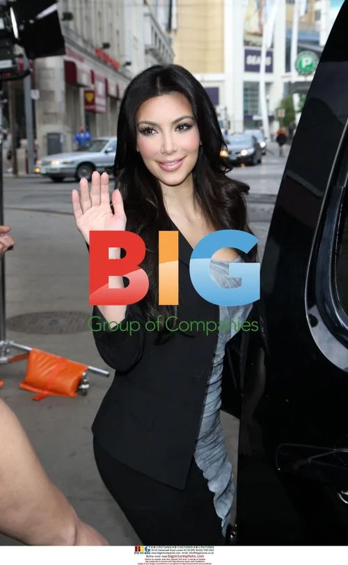 Kim Kardashian Promoting Fragrance in Toronto