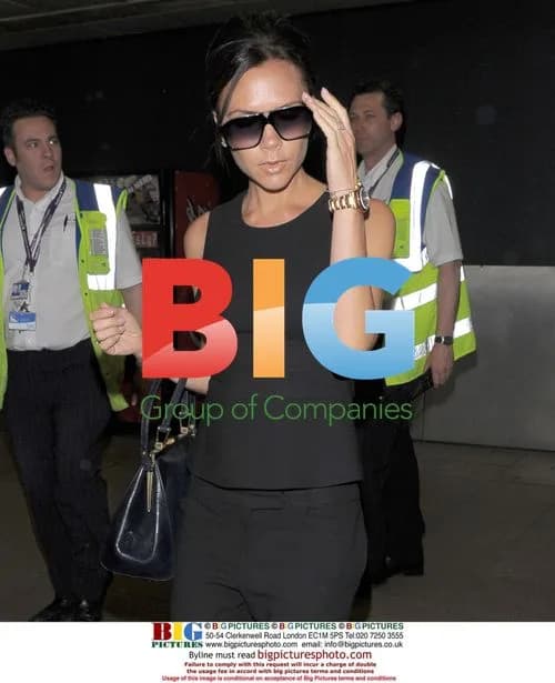 Victoria Beckham Arriving at UK Airport