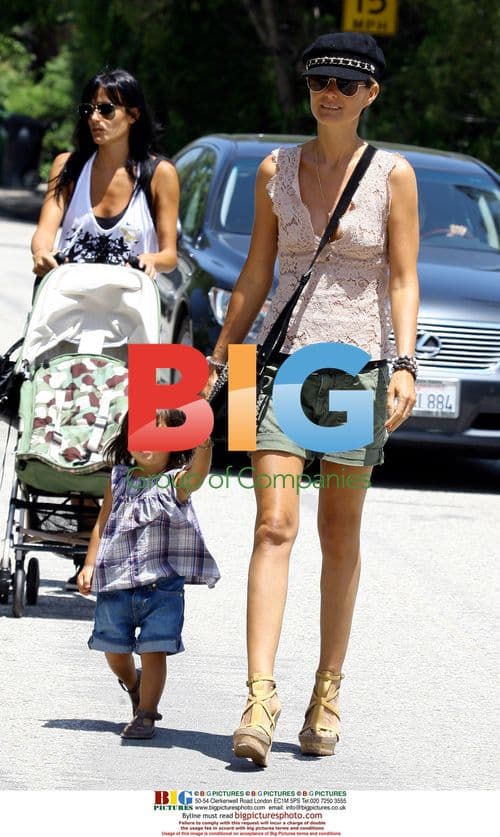 Johnny Hallyday with Cadillac and family