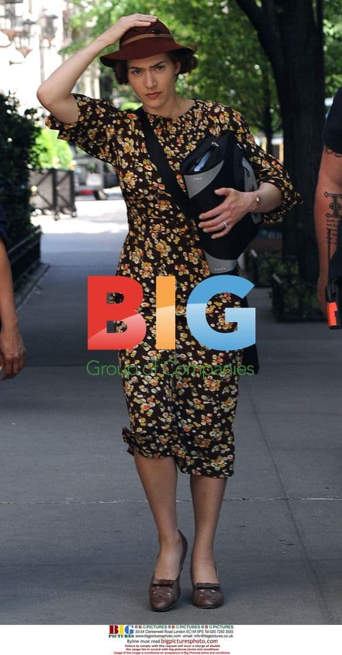 Kate Winslet on Mildred Pierce Set