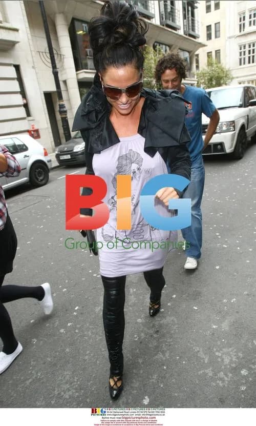 Katie Price Spotted at London Hotel