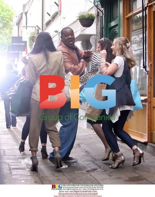 Lenny Henry Filming Premier Inn Ads