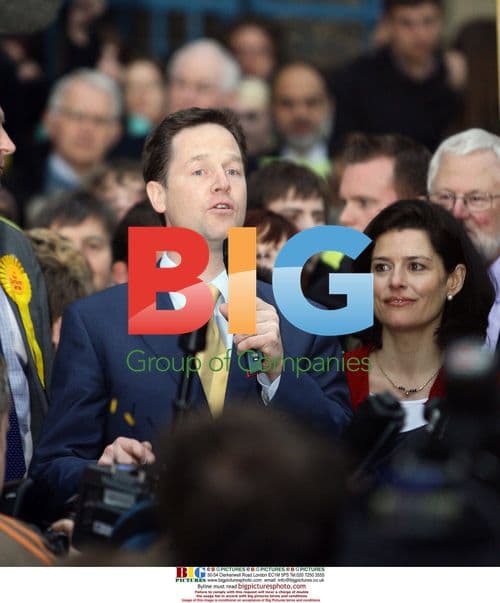 Nick Glegg and Wife on Campaign Trail