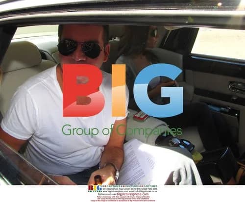 Simon Cowell and Mezhgan Hussainy in LA
