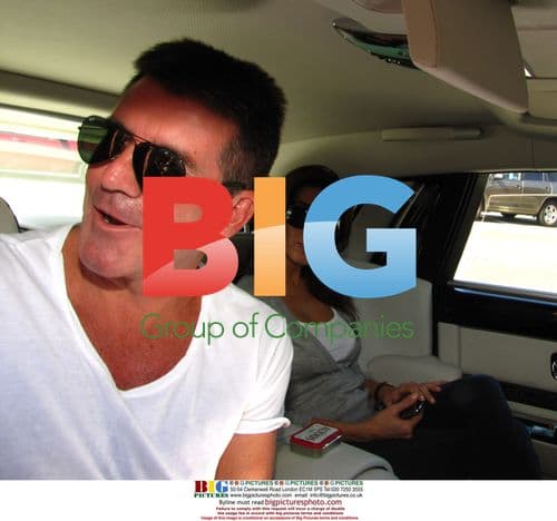 Simon Cowell and Mezhgan Hussainy