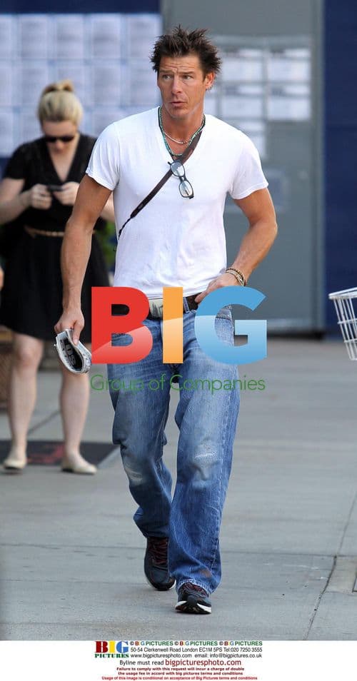 Ty Pennington Leaving Hotel in NYC