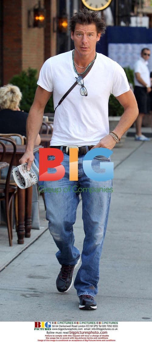 Ty Pennington Leaves Hotel in NYC
