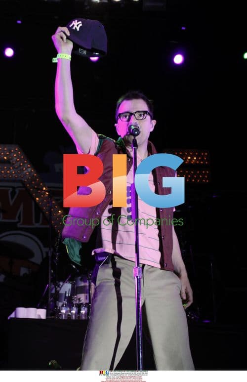 Weezer Performing at Bamboozle Festival