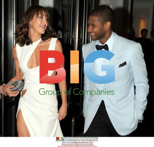 Tamara Mellon and Usher at Costume Institute Gala