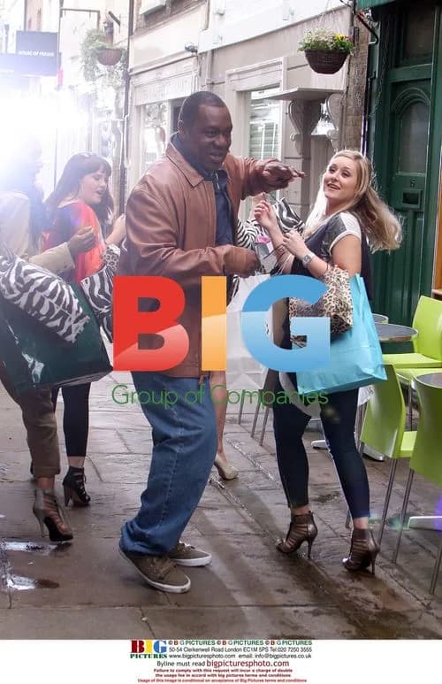 Lenny Henry Filming Premier Inn Ads