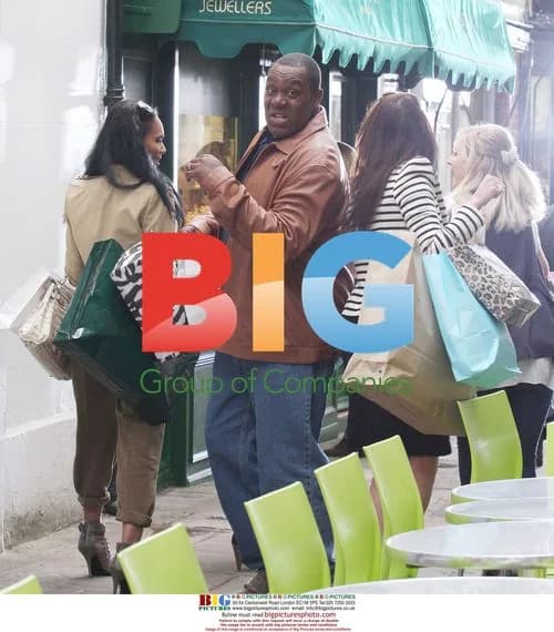 Lenny Henry Filming Premier Inn Ads