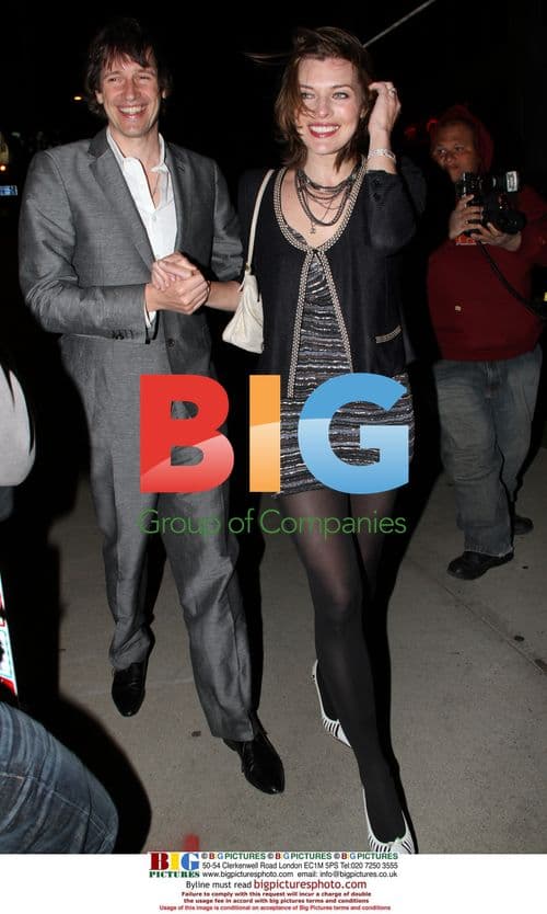 Milla Jovovich and Shawn Andrews Dine in Beverly Hills
