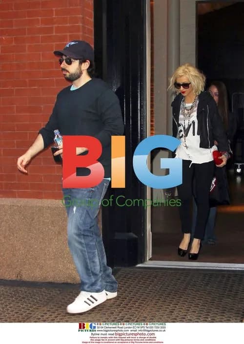 Christina Aguilera and Jordan Bratman Leaving NYC Hotel