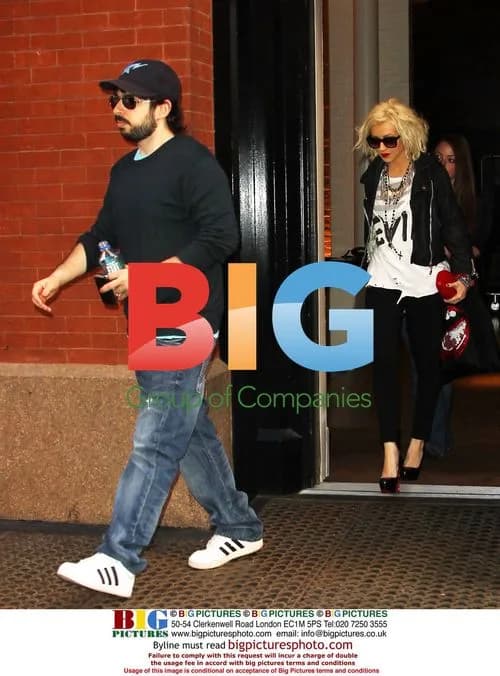 Christina Aguilera and husband Jordan Bratman leave NYC hotel